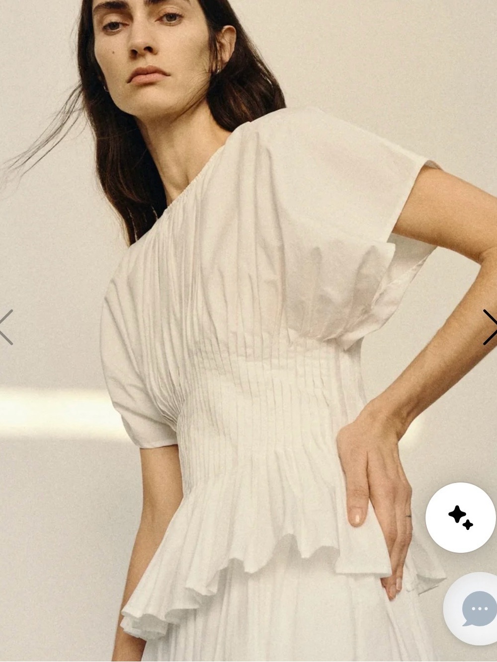 Rue Sophie Piquenique pintuck shirt